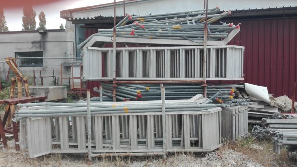 scala di servizio prefabbricata modulare provvisoria